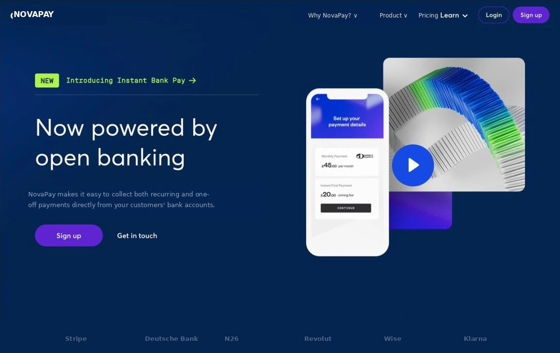 Beispiel einer modernen Website nach dem Redesign